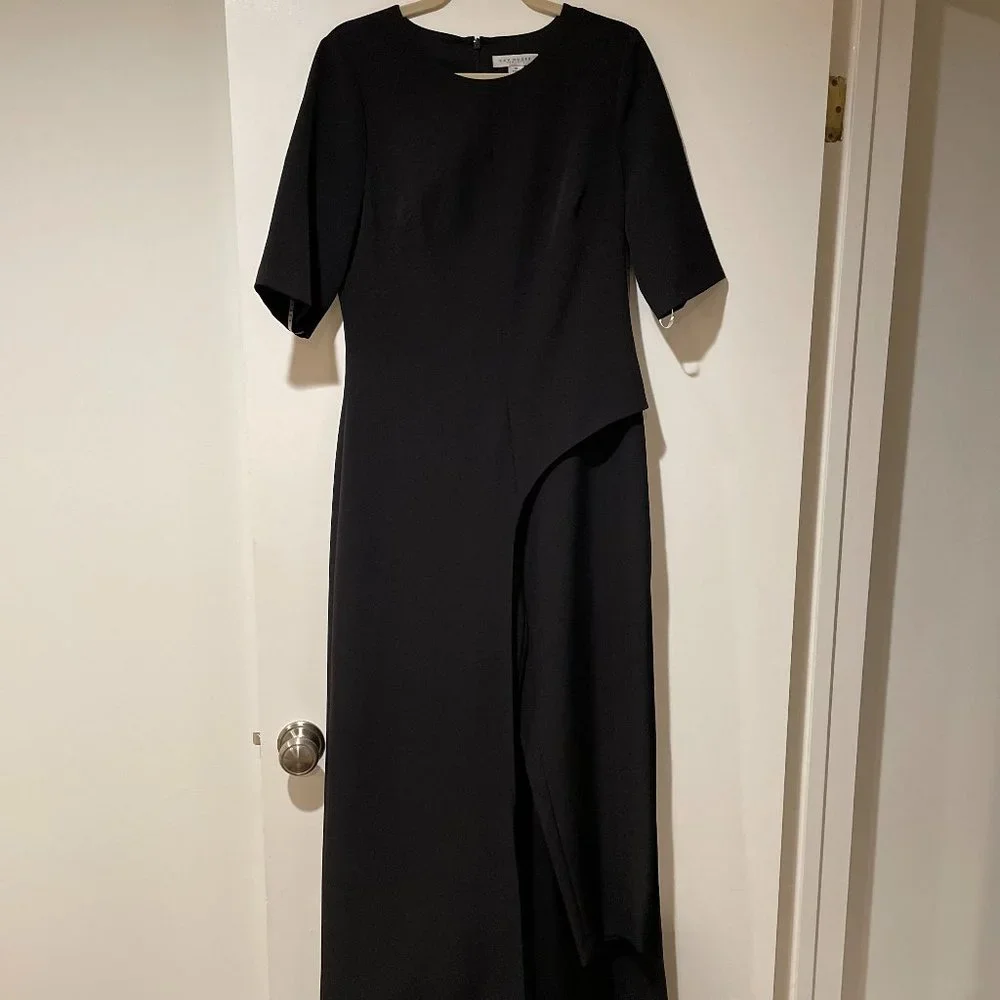 Kay Unger Jumpsuit, Size 10, Black - Picture 1 of 7